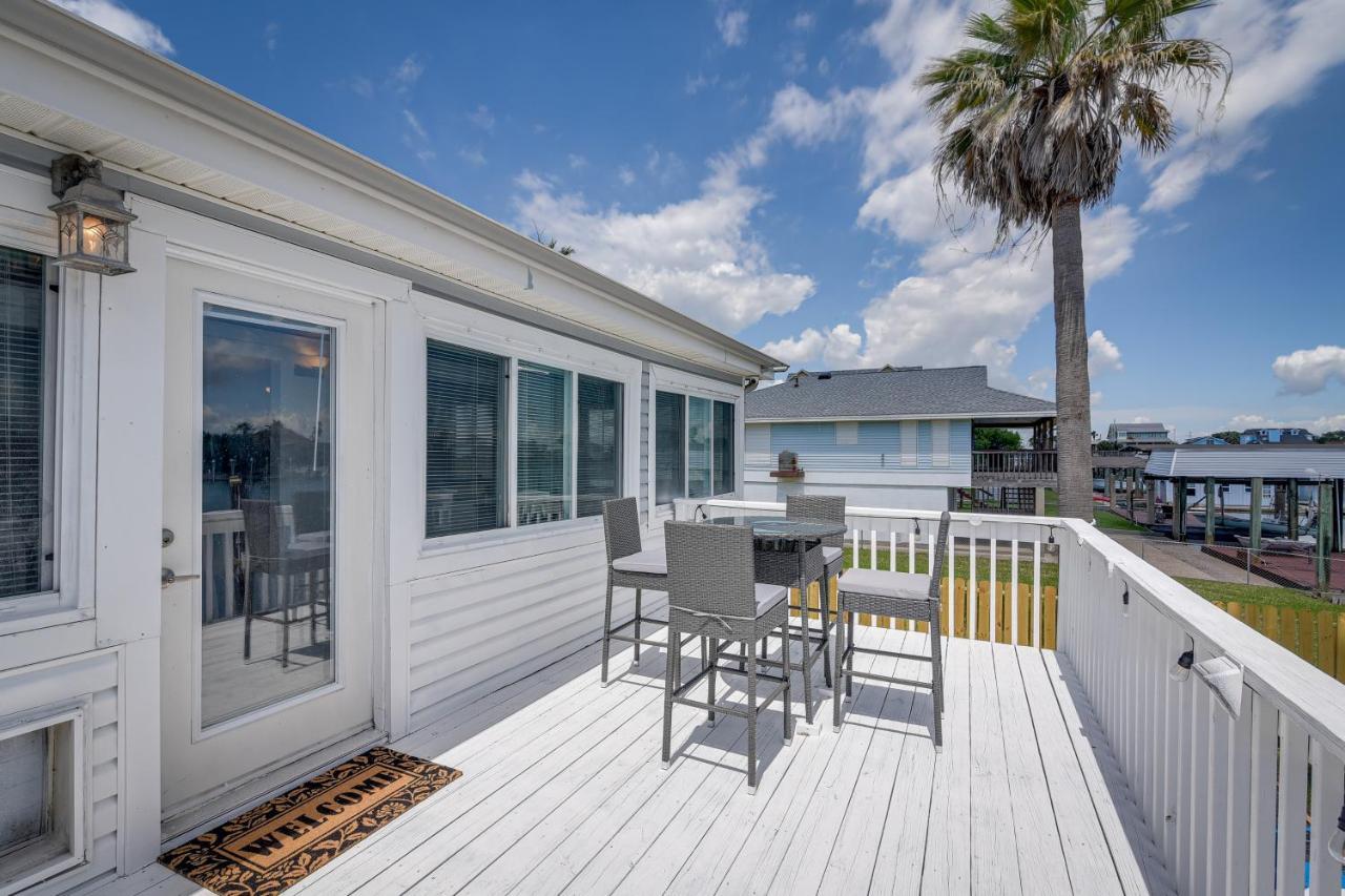 Waterfront Galveston Bay Retreat - 4 Mi To Beach! Exterior foto
